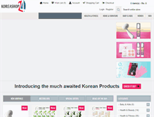 Tablet Screenshot of koreashop24.com